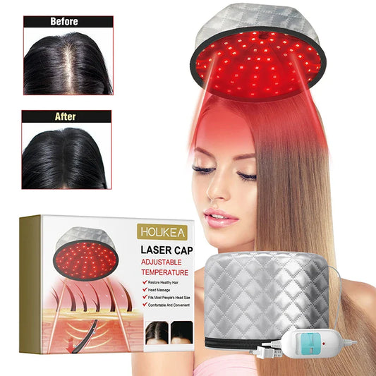 Hair Regeneration Damage Repair Anti Frizzy Hair Scalp Message Laser Cap